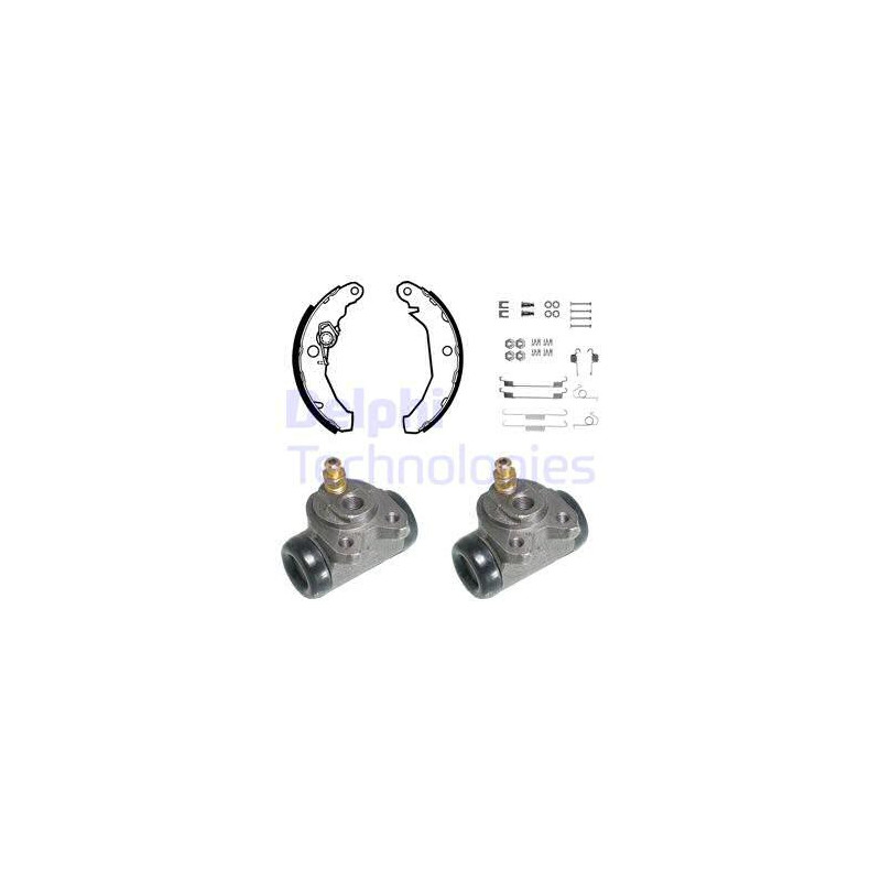 Jeu de mâchoires de frein DELPHI