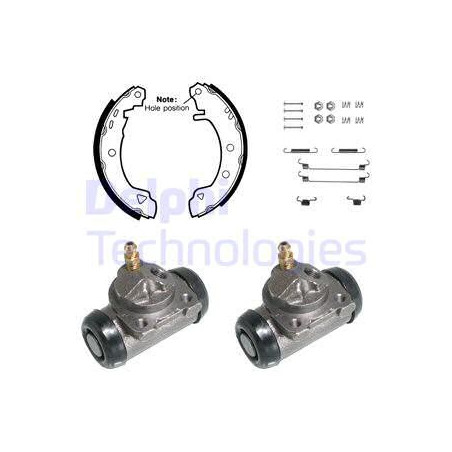 Jeu de mâchoires de frein...