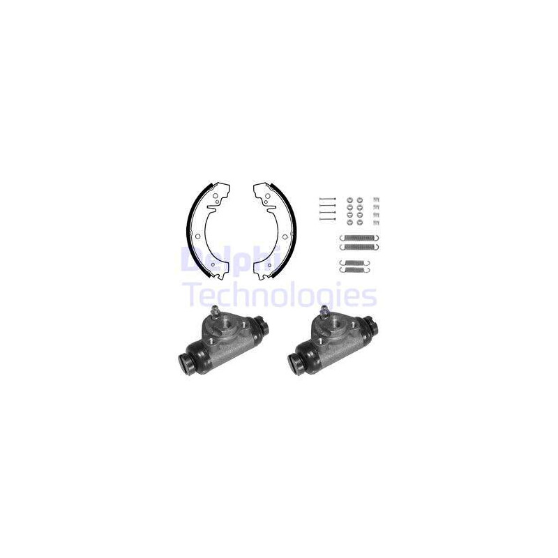Jeu de mâchoires de frein DELPHI