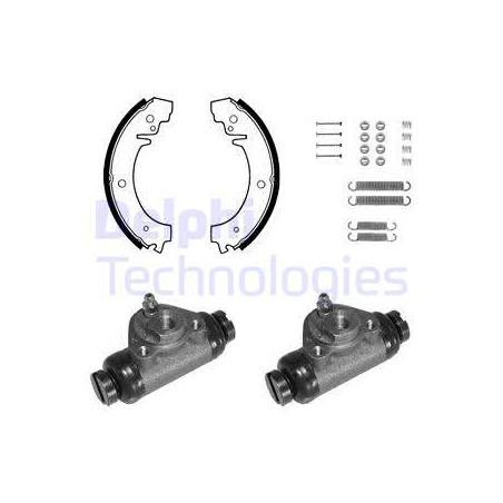 Jeu de mâchoires de frein DELPHI