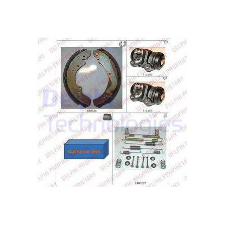 Jeu de mâchoires de frein...