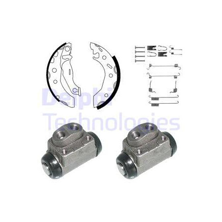 Jeu de mâchoires de frein...