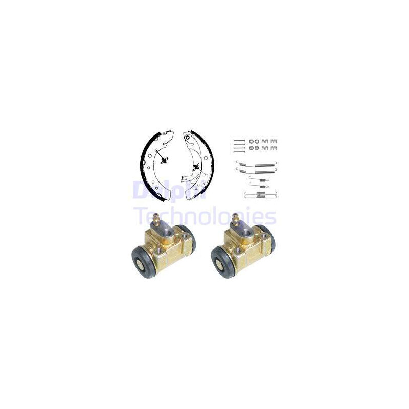 Jeu de mâchoires de frein DELPHI