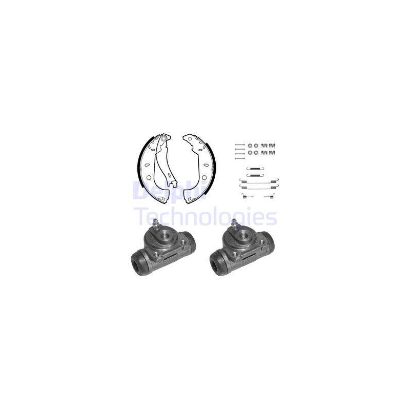 Jeu de mâchoires de frein DELPHI