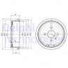 Tambour de frein DELPHI