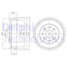 Tambour de frein DELPHI