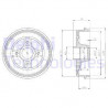 Tambour de frein DELPHI