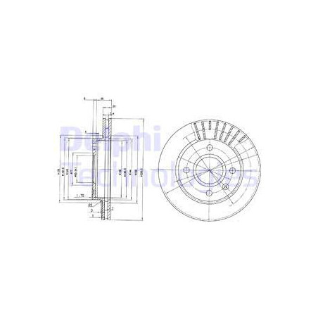 Jeu de 2 disques de frein...