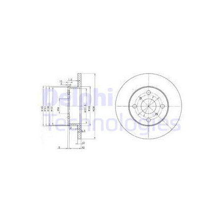 Jeu de 2 disques de frein...