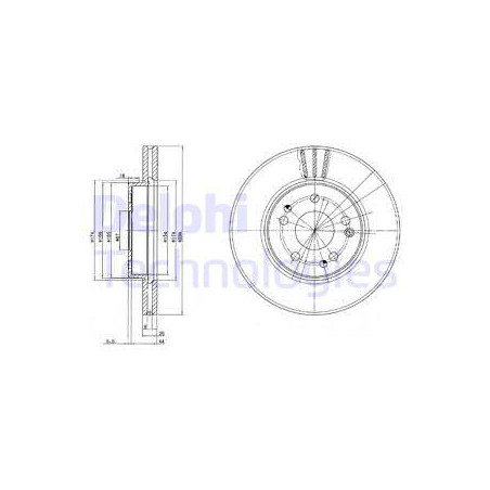 Jeu de 2 disques de frein...