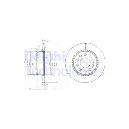 Disque de frein à l'unité...