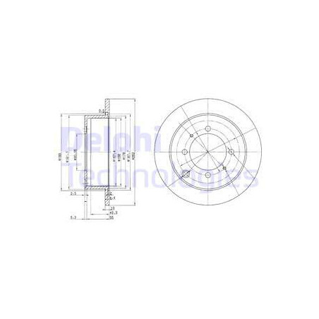 Jeu de 2 disques de frein...