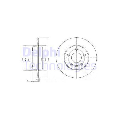 Jeu de 2 disques de frein...