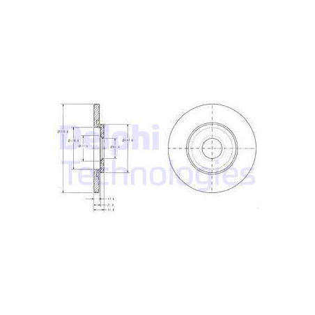 Jeu de 2 disques de frein...