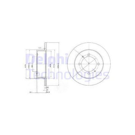 Jeu de 2 disques de frein...