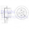 Jeu de 2 disques de frein DELPHI