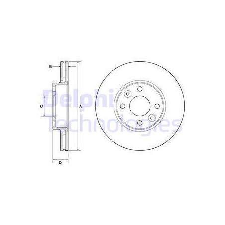 Jeu de 2 disques de frein...