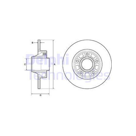 Disque de frein à l'unité...
