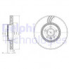 Jeu de 2 disques de frein DELPHI