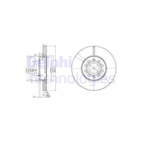 Jeu de 2 disques de frein...