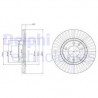 Jeu de 2 disques de frein DELPHI