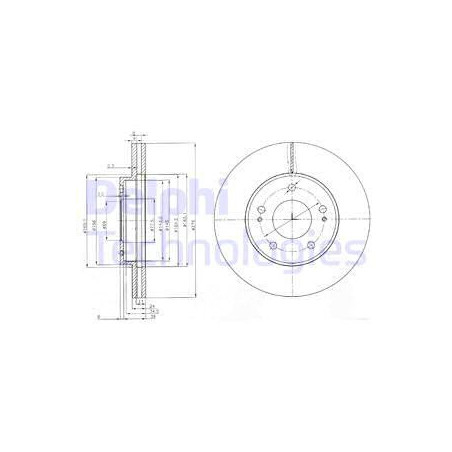 Jeu de 2 disques de frein...