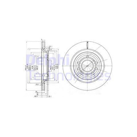 Jeu de 2 disques de frein...