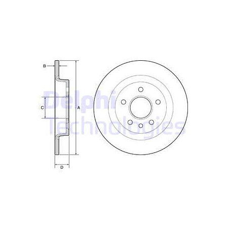Jeu de 2 disques de frein...