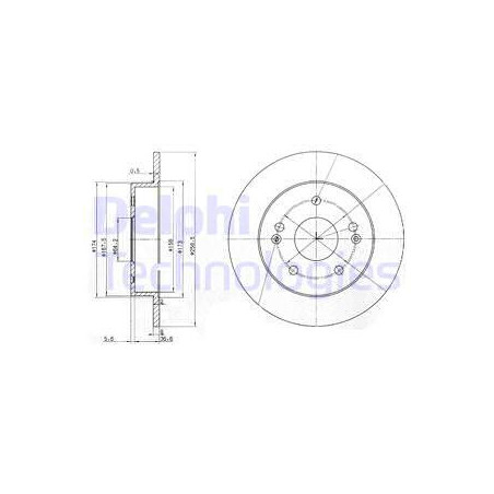 Jeu de 2 disques de frein...