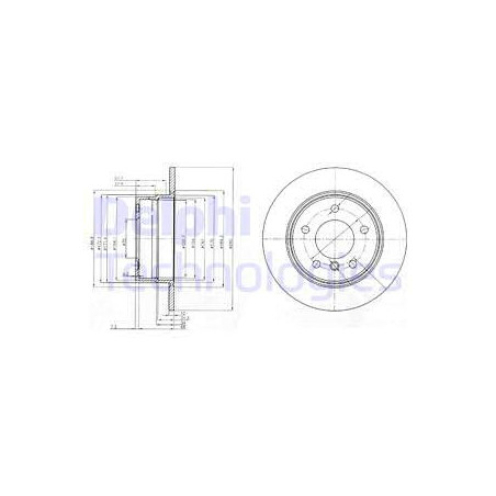 Jeu de 2 disques de frein...