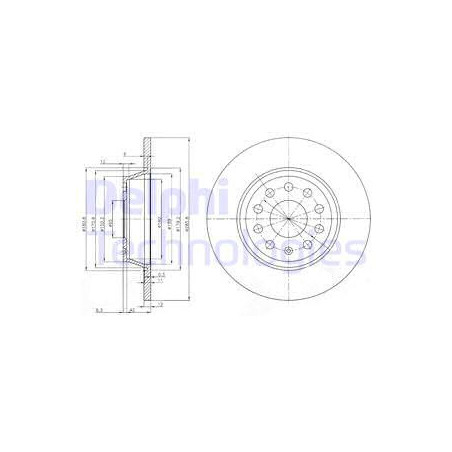 Jeu de 2 disques de frein...