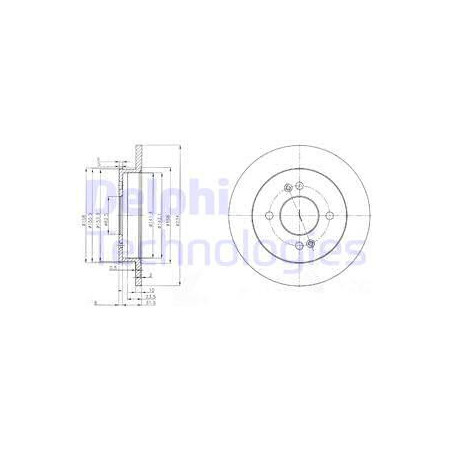 Jeu de 2 disques de frein...