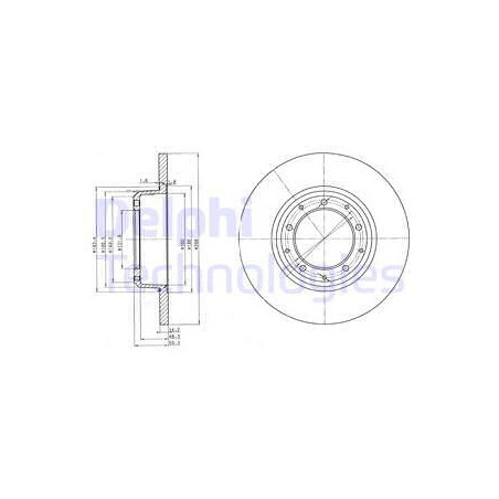 Jeu de 2 disques de frein...