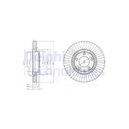 Jeu de 2 disques de frein...