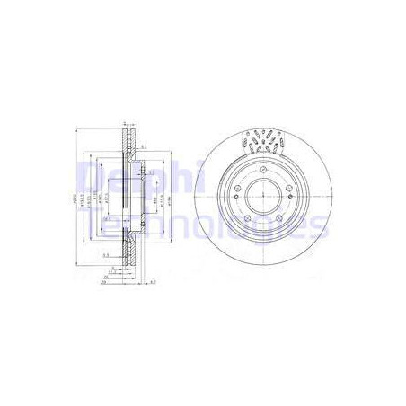 Jeu de 2 disques de frein...