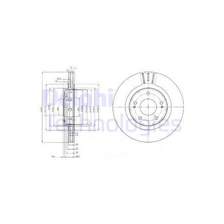 Jeu de 2 disques de frein...
