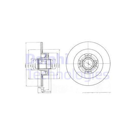 Disque de frein à l'unité...