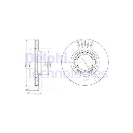 Jeu de 2 disques de frein...