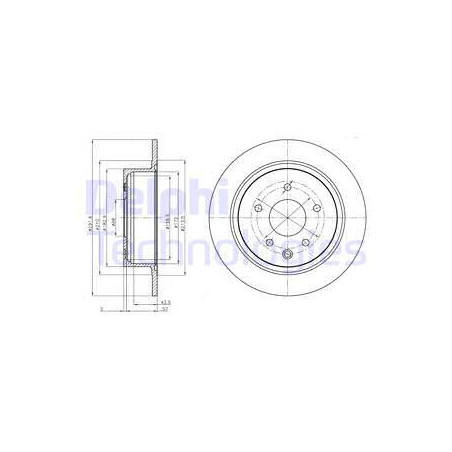 Jeu de 2 disques de frein...