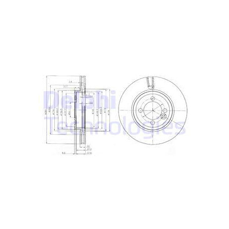 Jeu de 2 disques de frein...