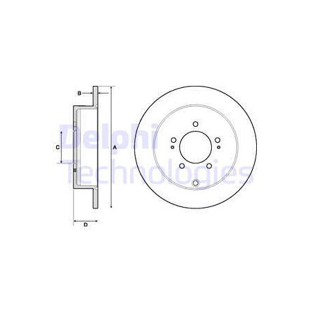 Jeu de 2 disques de frein...