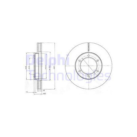 Jeu de 2 disques de frein...