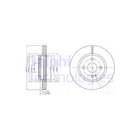 Jeu de 2 disques de frein...