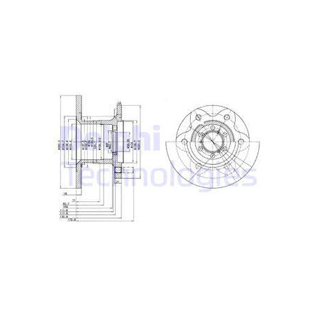Jeu de 2 disques de frein...