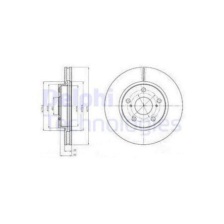 Jeu de 2 disques de frein...