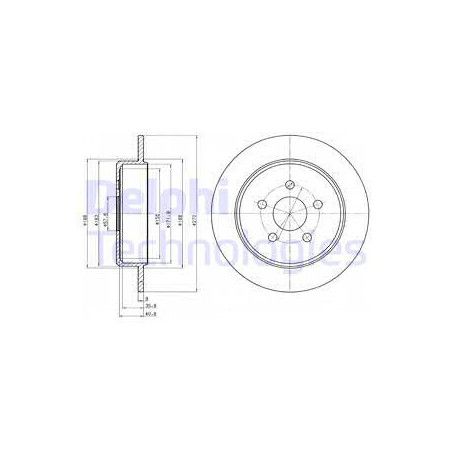 Jeu de 2 disques de frein...
