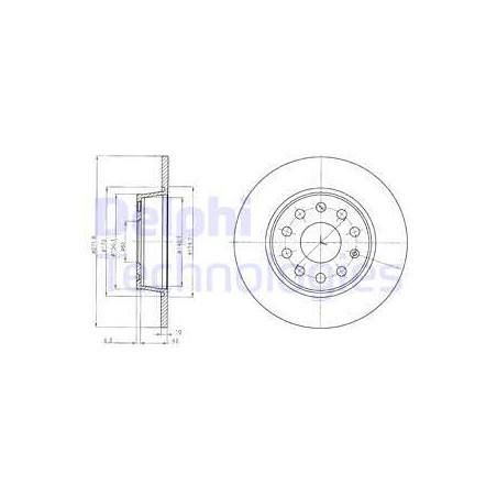 Jeu de 2 disques de frein...