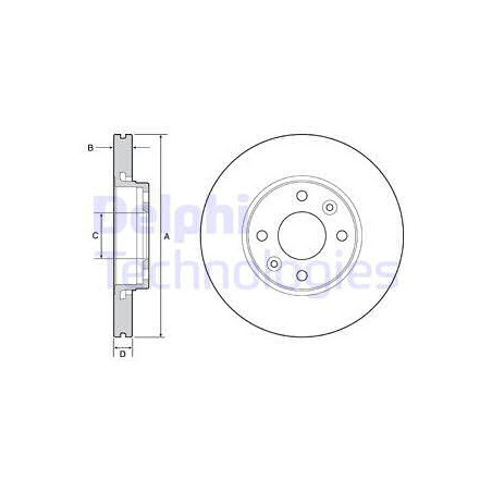 Jeu de 2 disques de frein...