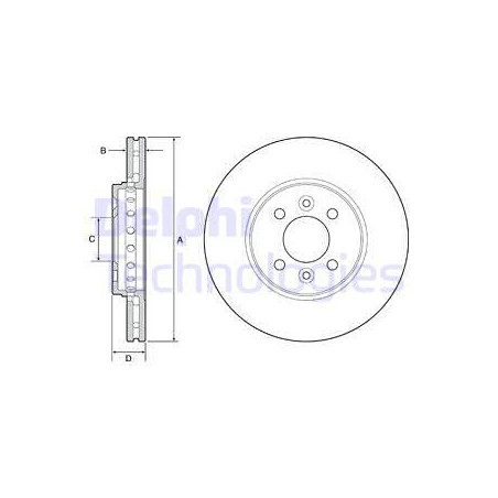 Jeu de 2 disques de frein...