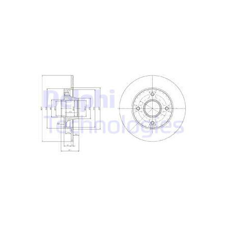 Jeu de 2 disques de frein...